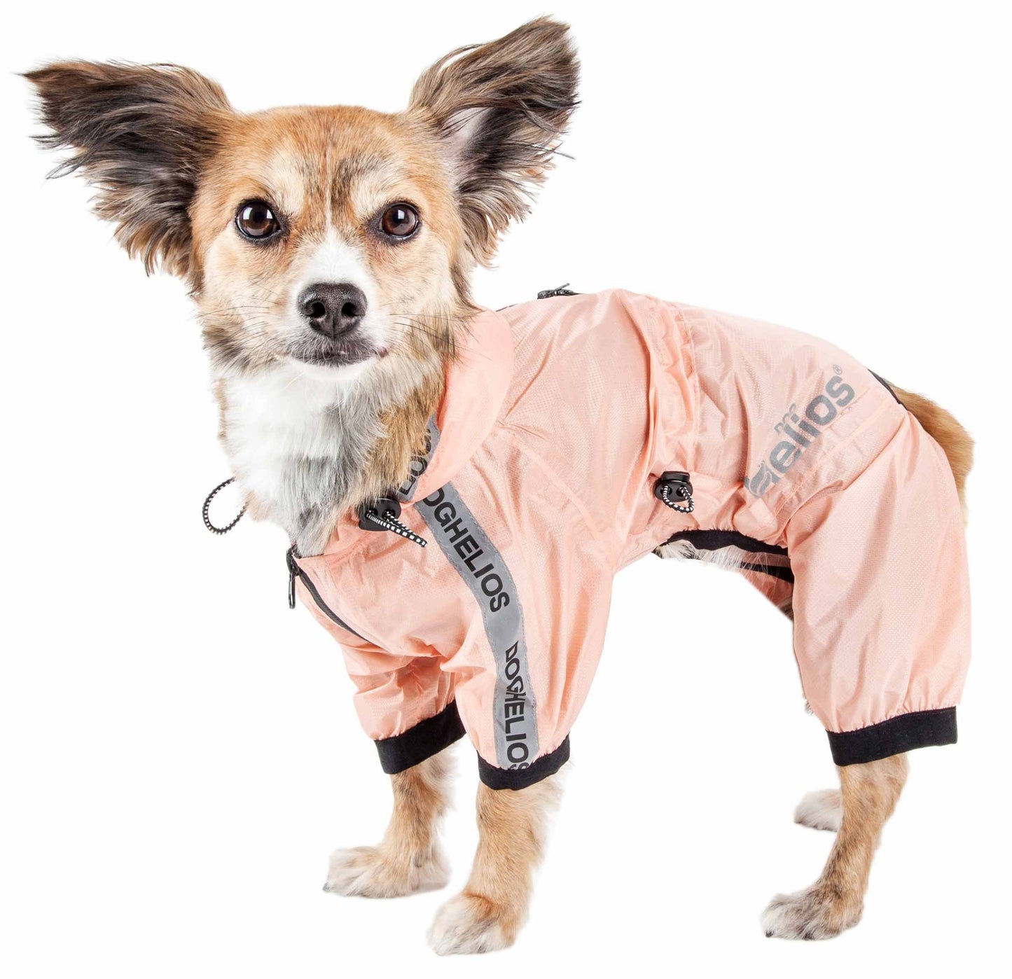 Dog Helios ® 'Torrential Shield' Waterproof Multi-Adjustable Full Bodied Pet Dog Windbreaker Raincoat