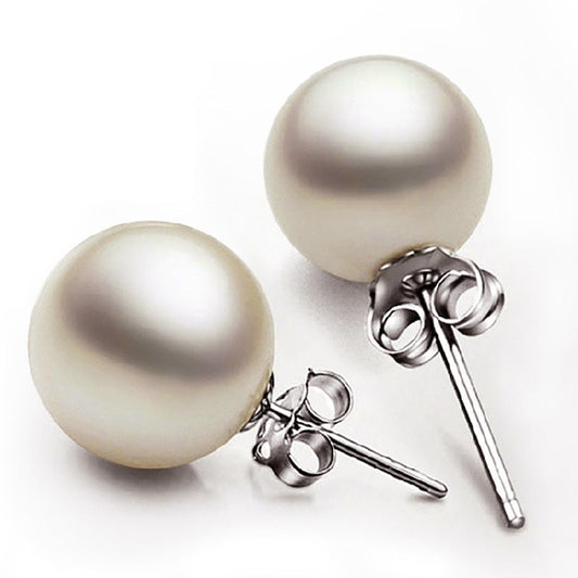 Round Pearl  Studs